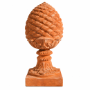 Terracotta Dekoration – Pinienzapfen aus Impruneta, 53 cm